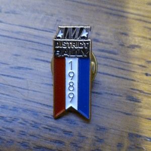 AMS district RALLY pin